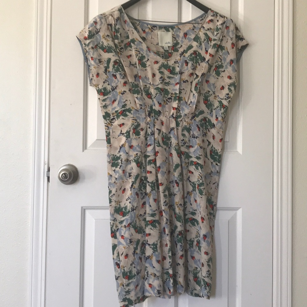 100% Silk Floral Dress